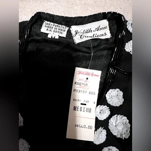 Vintage Judith Ann Creations Sequin Skirt Suit - Picture 10 of 12